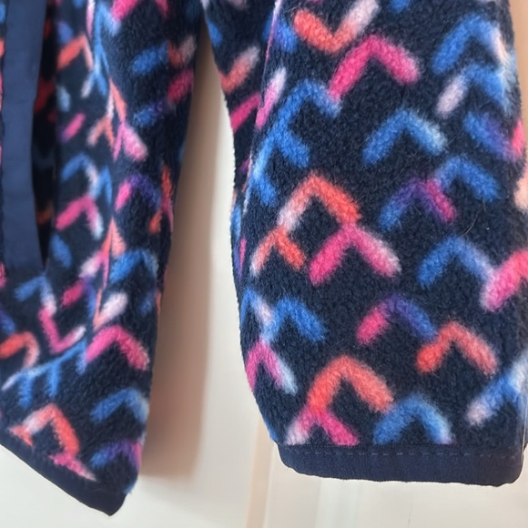 Eddie Bauer Kids Quest Print 1/4 Zip Fleece Pullover Sz M/10-12 w MEASUREMENTS! - Picture 6 of 14